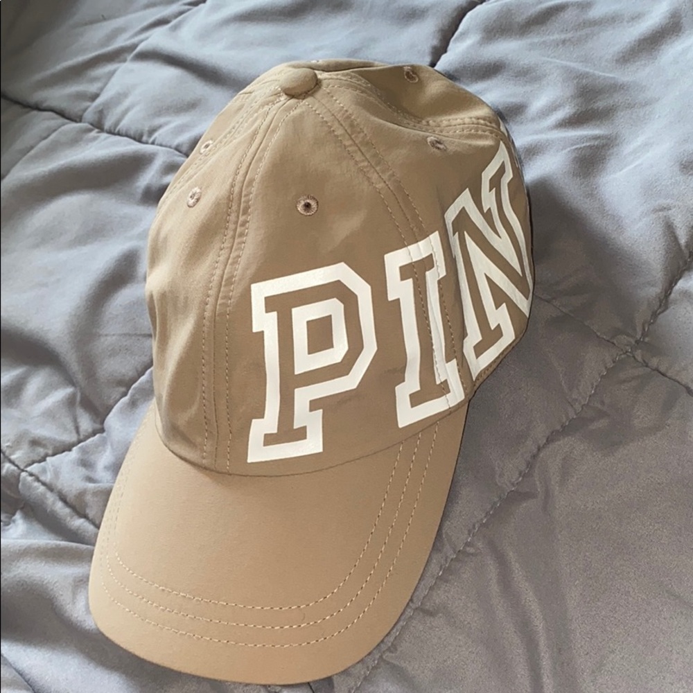 Tan PINK Hat